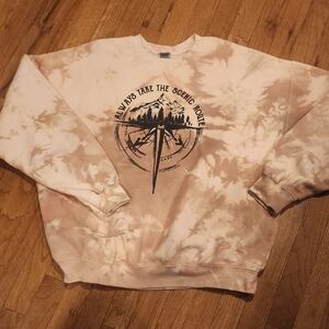 Men/Womens  Tie-Dye Graphic Sweater